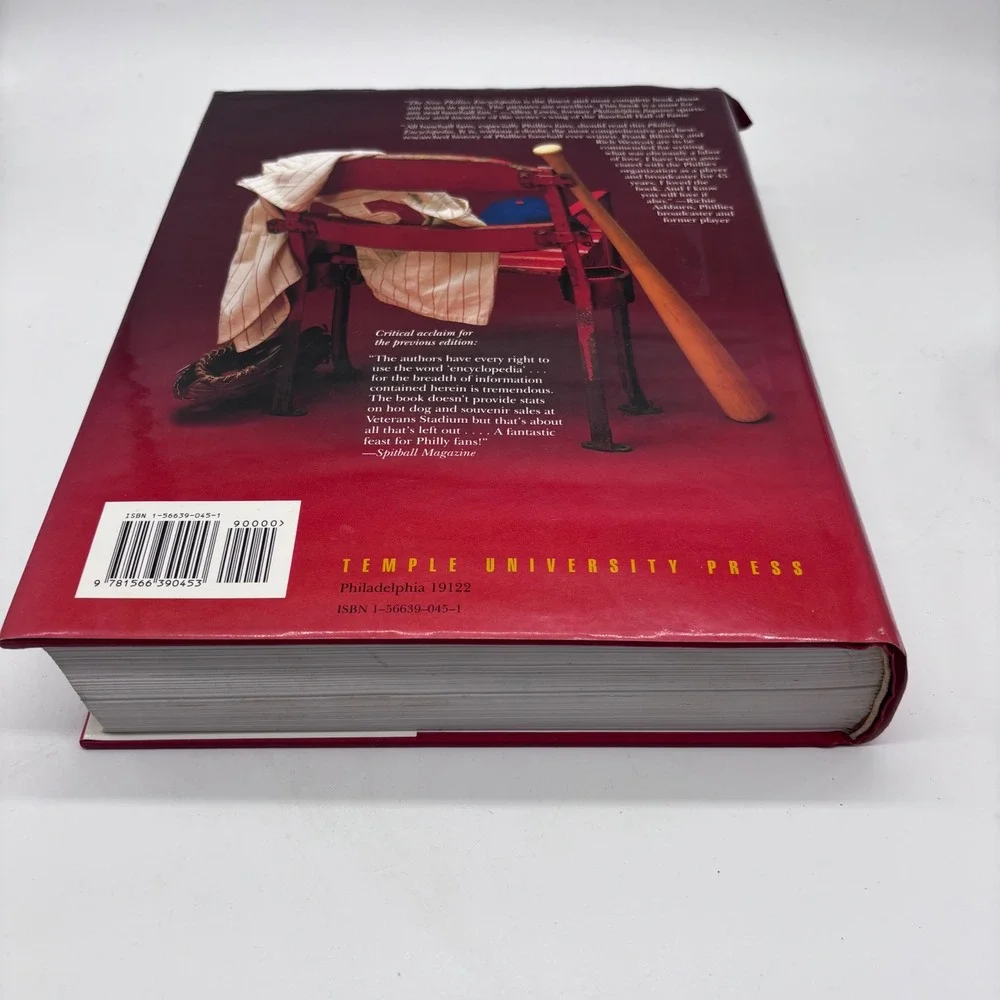 The‎ New Phillies Encyclopedia Philadelphia Phillies History Book 799 Pages